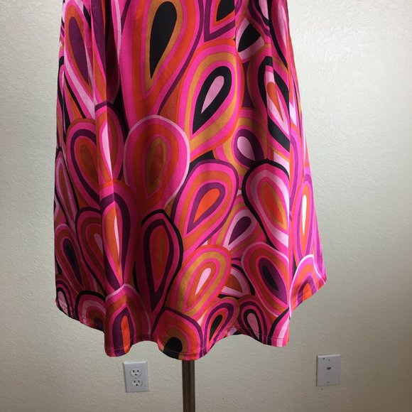 A.B.S. Mod Silk Cocktail Dress - Picture 4 of 6